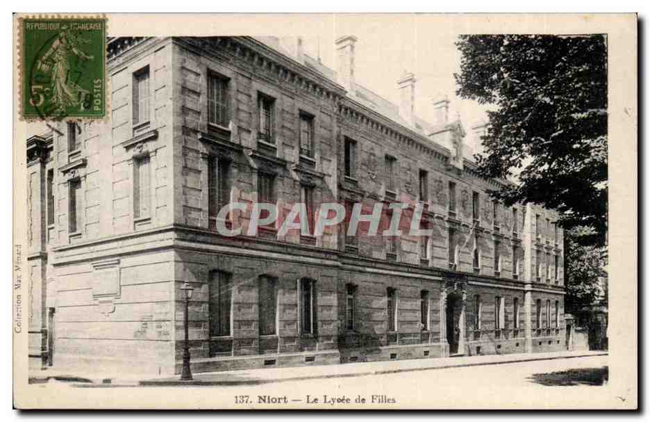 Niort — Le Lycée de Filles — Collection Max Ménard, n°137