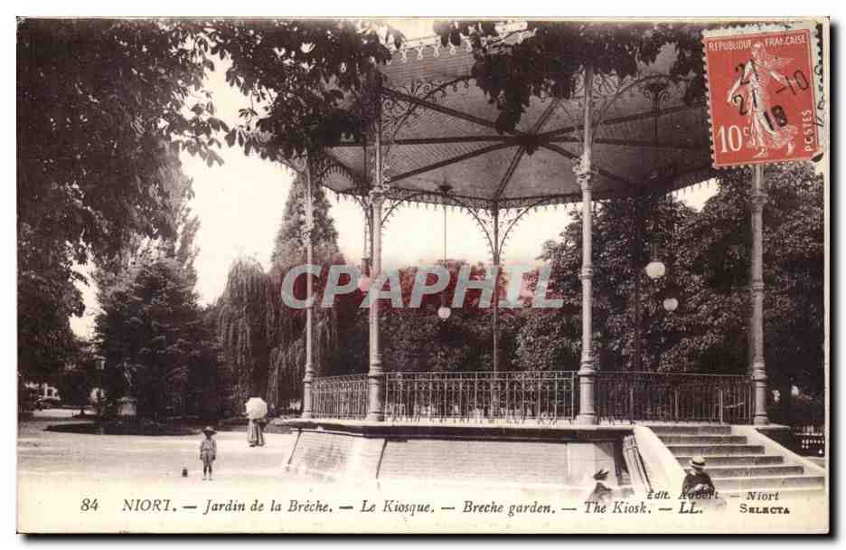 Niort CPA Jardin de la Breche Le kiosque 