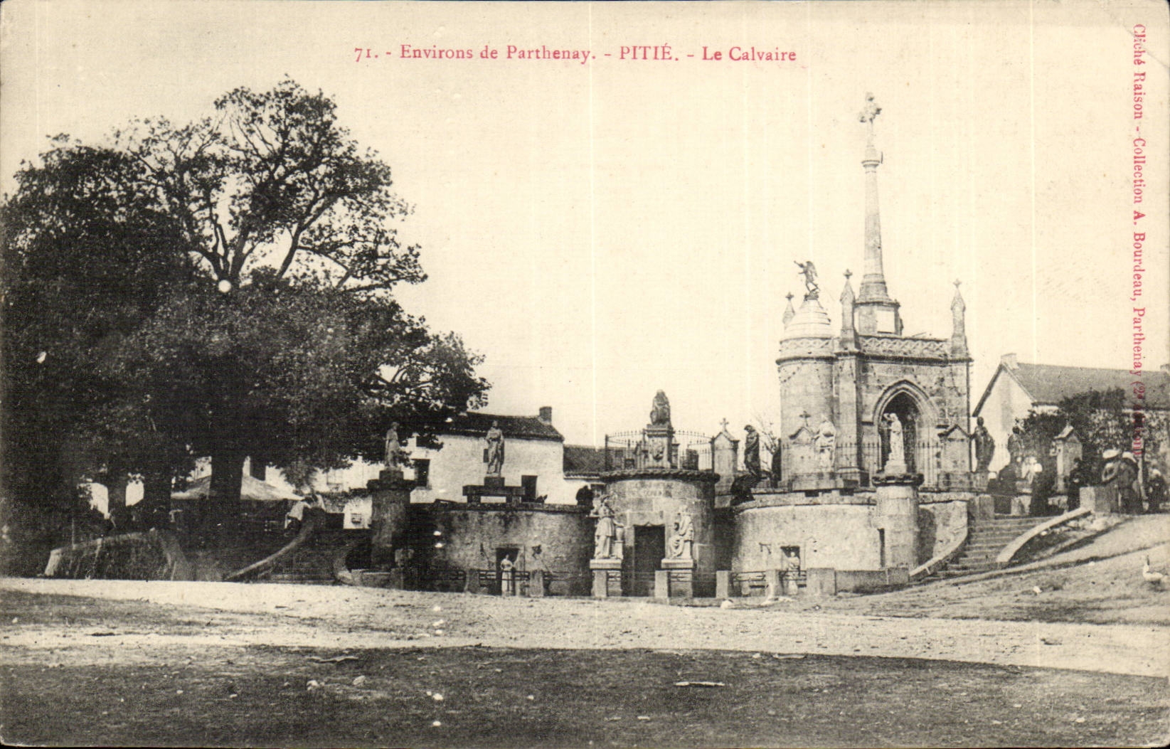 Pitié - Le Calvaire — Environs de Parthenay — Collection A. Bourdeau, Chèvère Talison