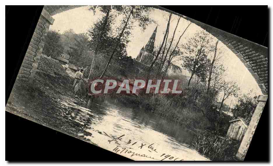 Tuttionnain — vue du pont et de l'église — éditeur non visible