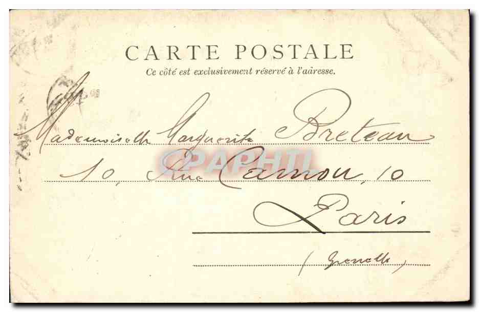 Poitou (Deux Sèvres) — L'Église Saint-André — G. B., N. (Niort) — Rückseite