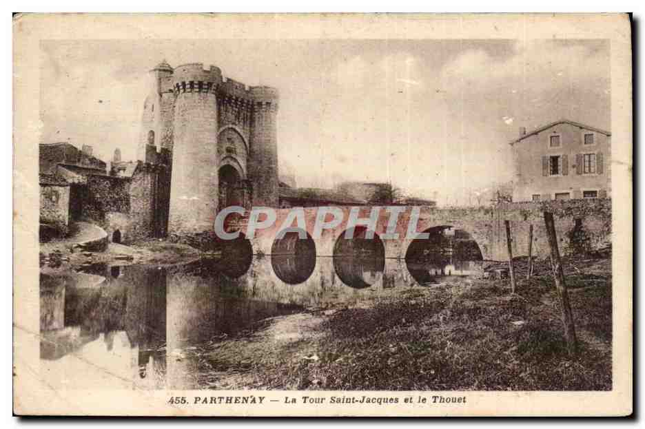 Parthenay CPA La tour Saint Jacques et le Thouet