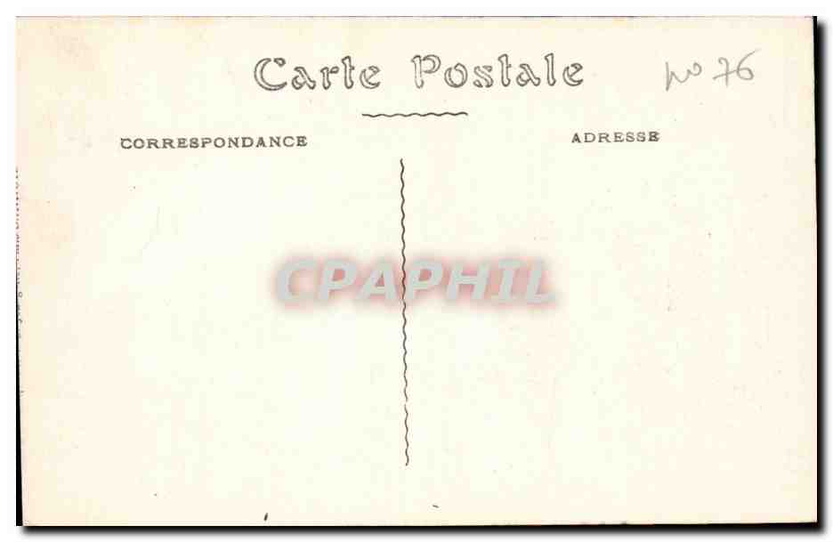 Niort CPA Le fort Foucault — Rückseite