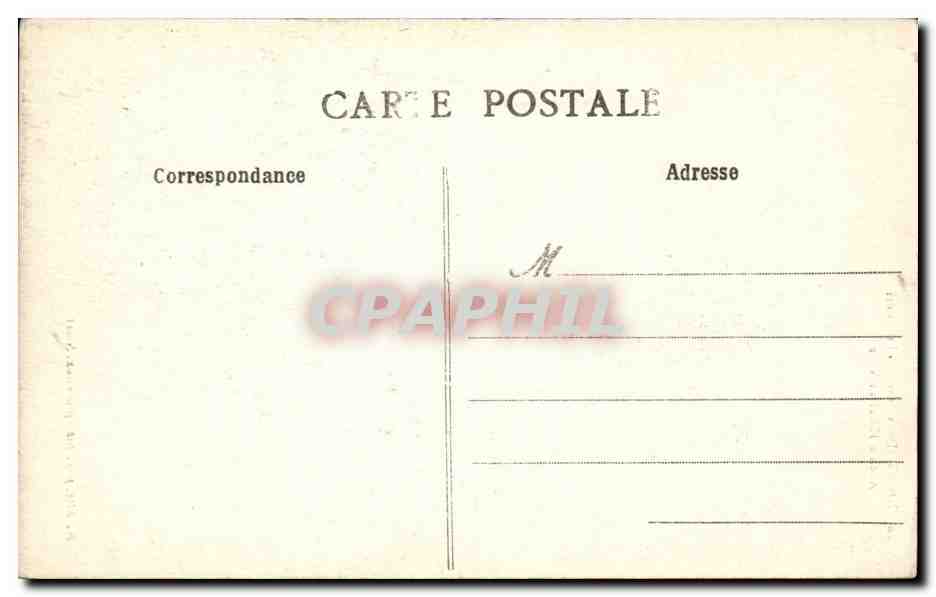 Niort CPA Le pilori ancien hotel de ville — Rückseite