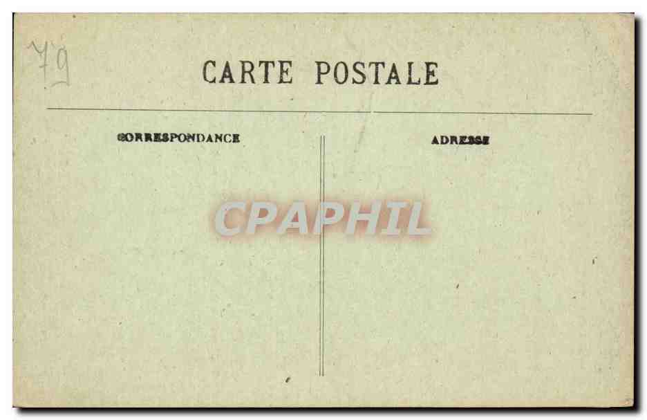 Bressuire CPA L'eglise Notre DAme — Rückseite