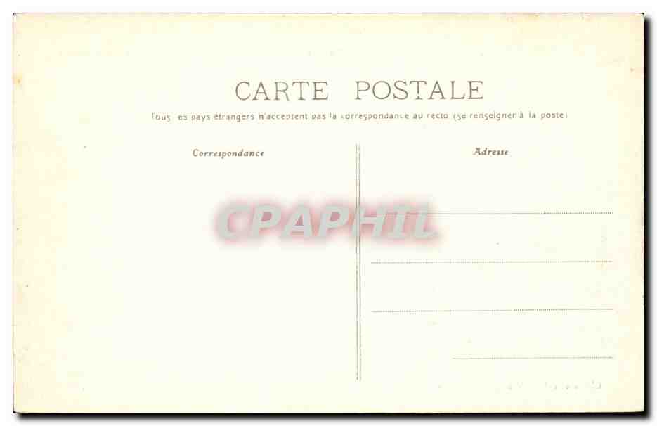 Parthenay CPA Les vieux remparts — Rückseite