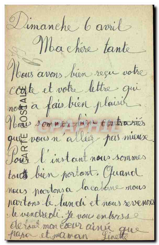 Saint Maixent CPA Vue generale Cote Ouest — Rückseite