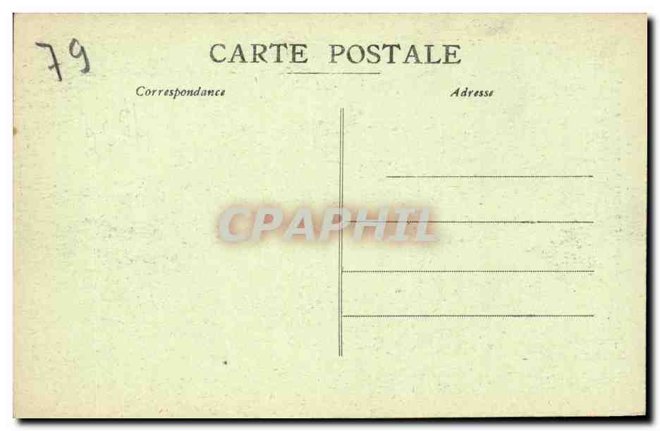 Saint-Maixent - Entrada de la Caserna Canclaux — Editor Néche, St-Maixent, n°35 — Reverso