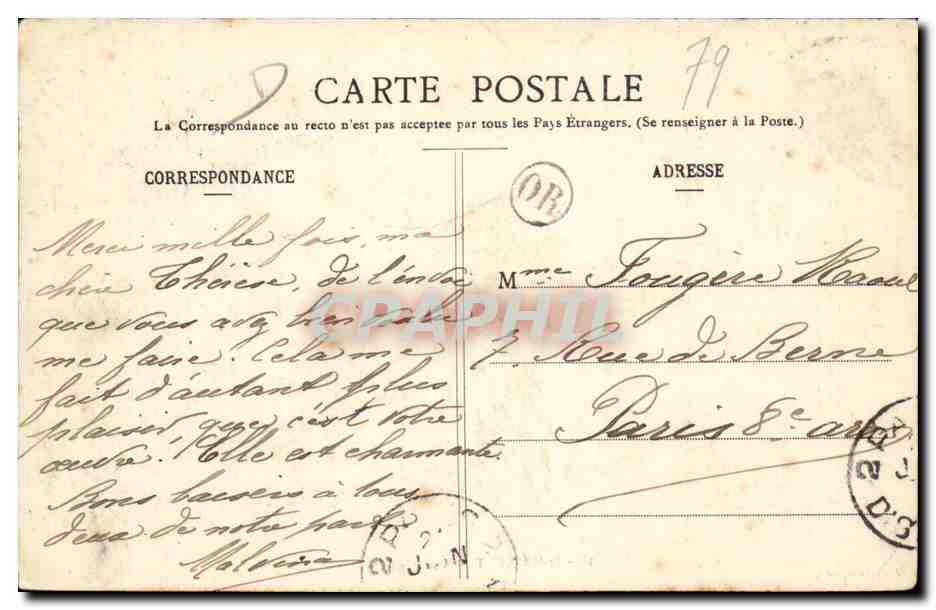 St-Maixent — Vue générale — J. Nauche, édit. — Reverso