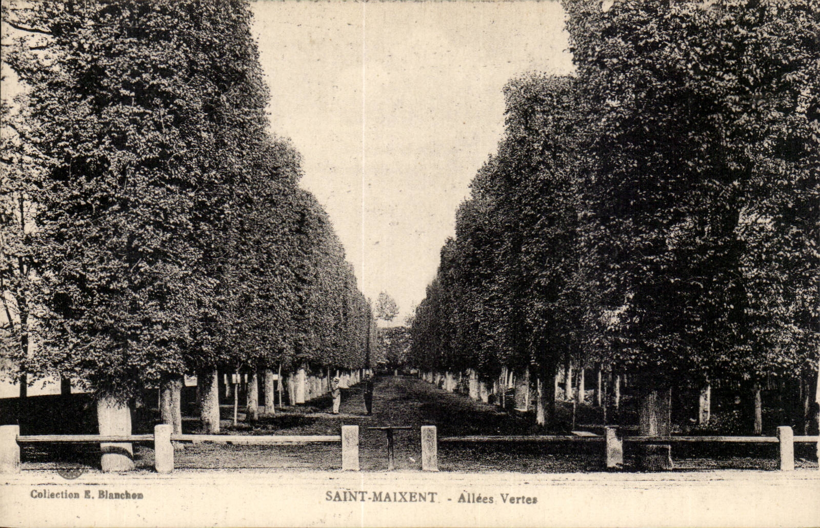 Saint-Maixent - Allées Vertes — Collection E. Blanchon