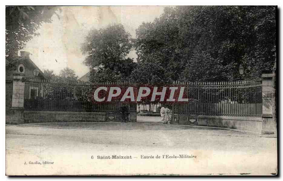 Saint Maixent CPA Entree de l'ecole militaire