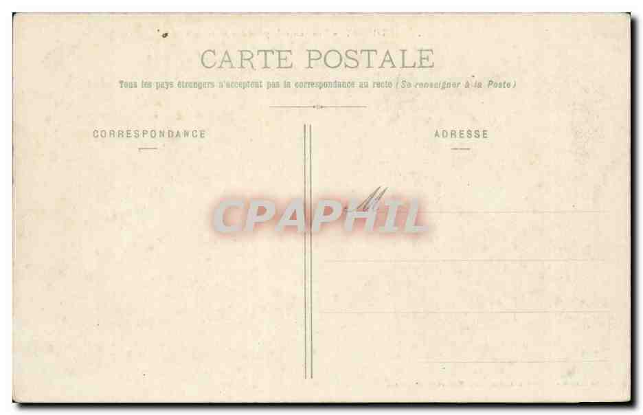 Parthenay — Vue générale prise des Garennes — Éditeur Lahere, Collection A. Bourdeau (87, Chinois) — Rückseite