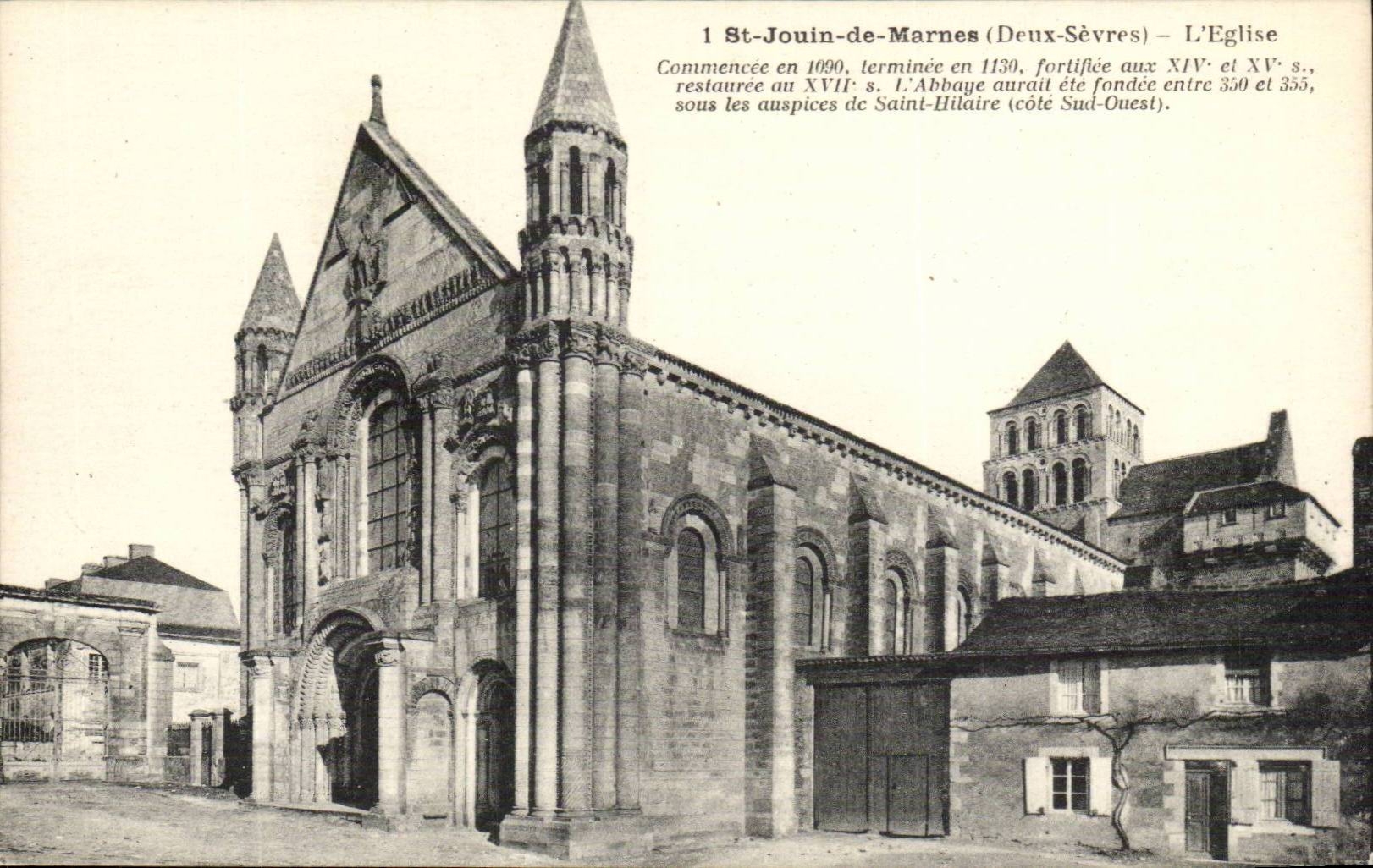 St Jouin de Marnes CPA L'eglise