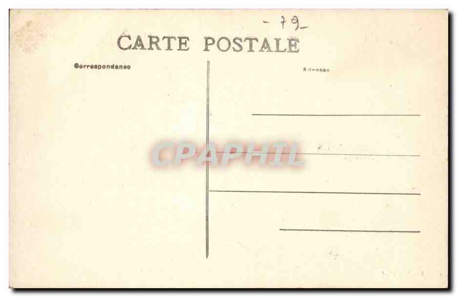 Thorigny CPA Les Vallieres a Jacques 1er — Rückseite
