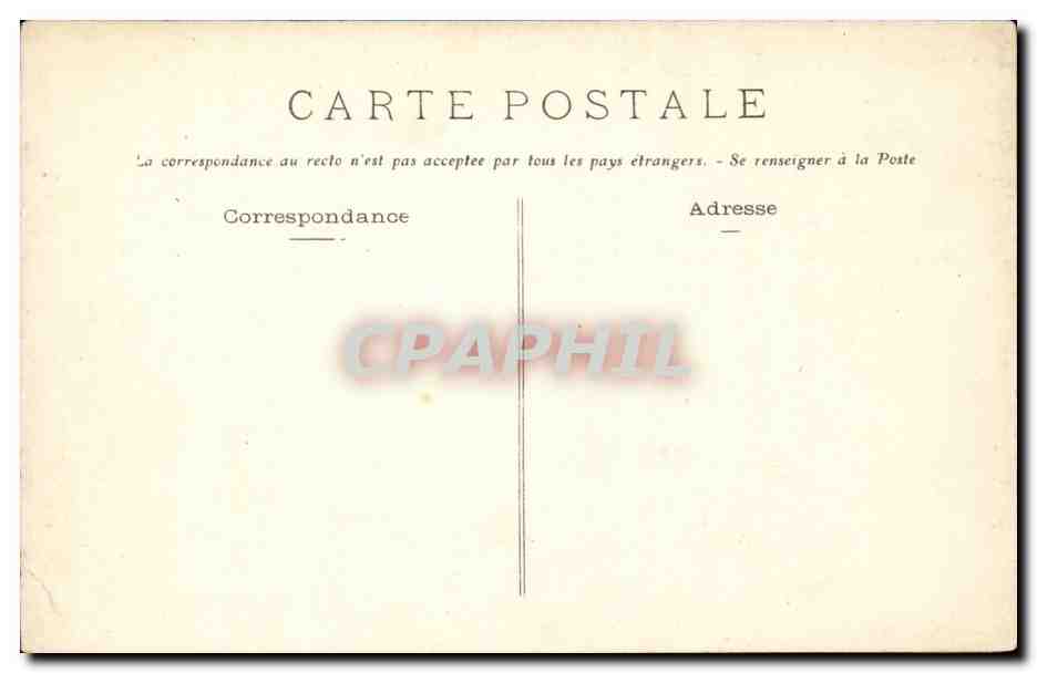 Oyron CPA Le chateau (cote nord) — Rückseite