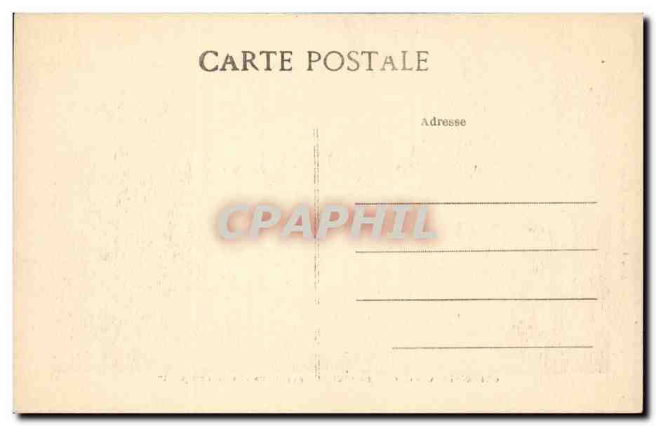 Oyron CPA le chateau Aile droite dite de Francois 1er — Rückseite