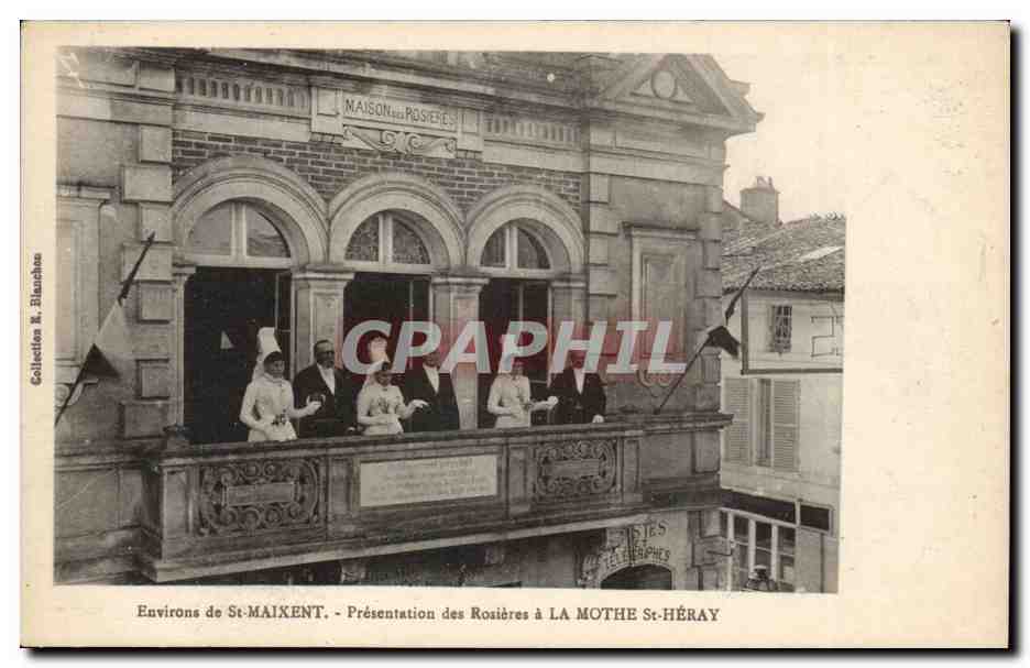 Environ de St-MAIXENT - Présentation des Rosières à LA MOTHE ST-HÉRAY — Maison des Postes