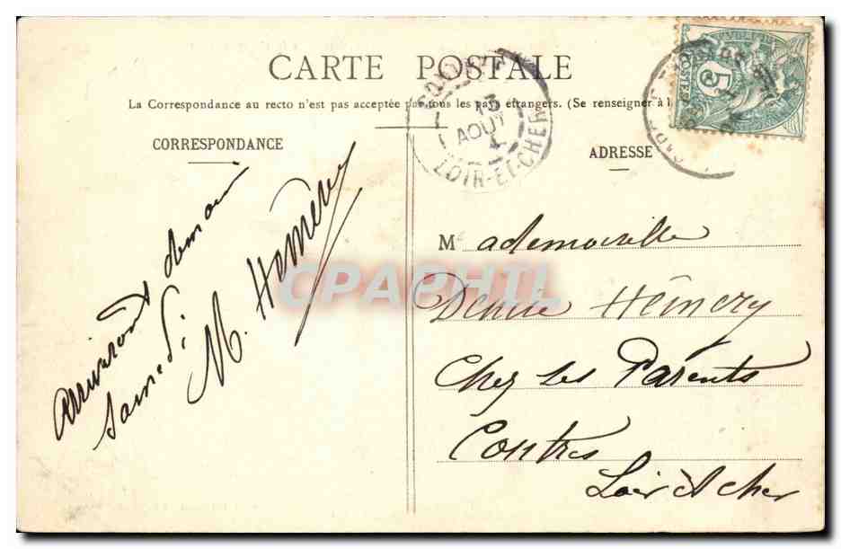 Thouars CPA Chateau des la Tremoille devenue maison de force depuis 1871 — Back