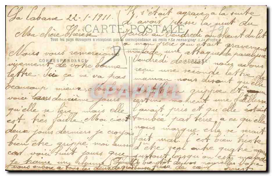 Saint Maixent CPA Ecole militaire Sous bois — Rückseite