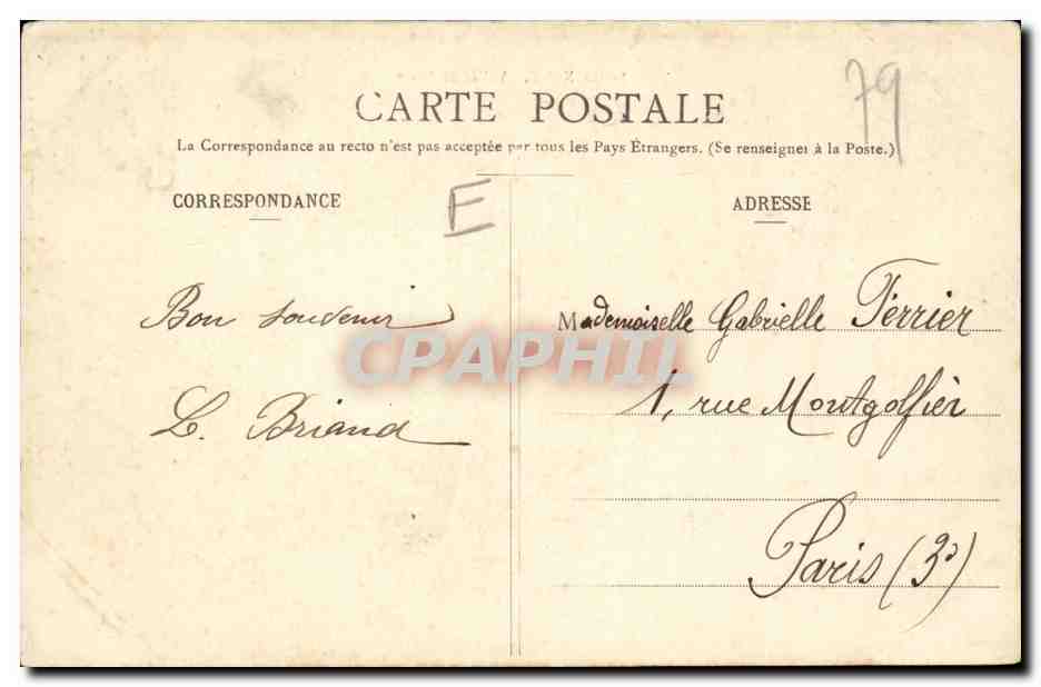 St-Maixent - Vallée de Sèvre — Édition E. Blancthon — Verso