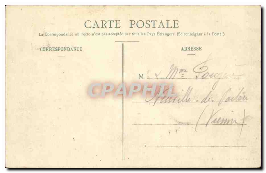 Partenay — Vue générale prise des Garennes (9e édition) — Éditeur : Jules Labord, Collection A. Roux, Partenay — Rückseite
