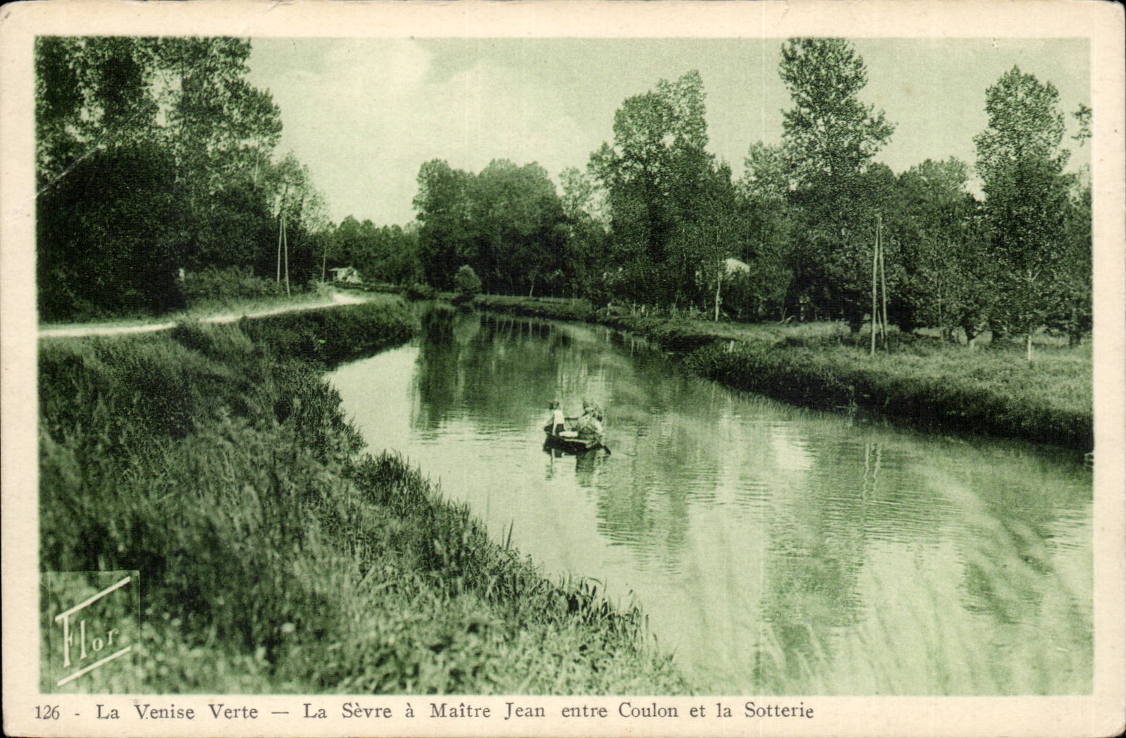 CPA La Venise verte La Sevre a Maitre Jean entre Coulon et la sotterie