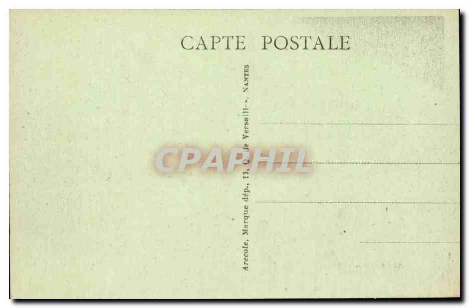 Oyron - Hôpital. Tableau de Madame de Montespan — Collection Guichard, n°12 — Rückseite