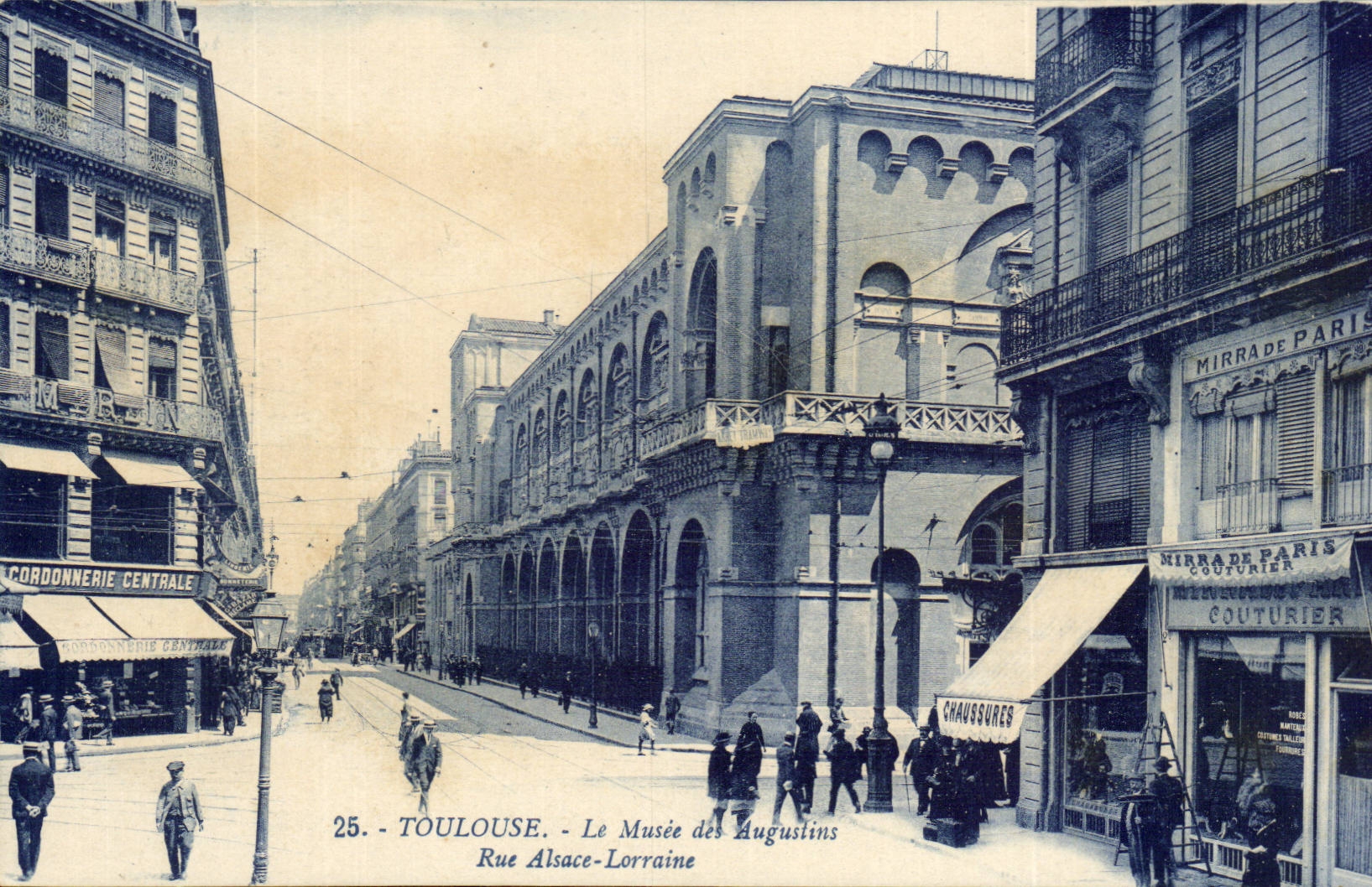 Toulouse - Le Musée des Augustins - Rue Alsace-Lorraine — éditeur inconnu, n° 25