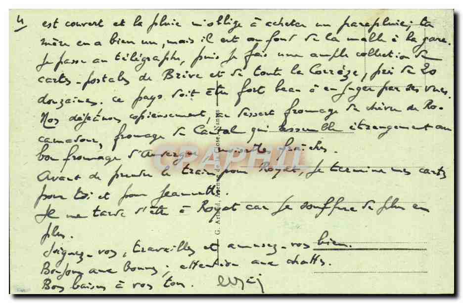 Toulouse - Le Musée des Augustins - Rue Alsace-Lorraine — éditeur inconnu, n° 25 — Verso