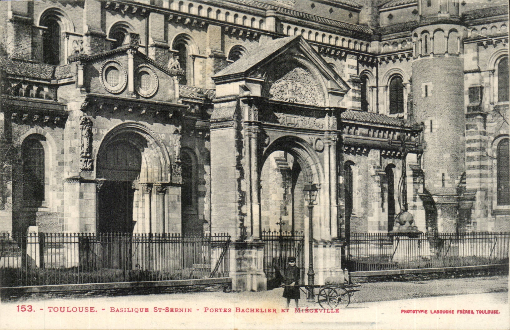 Toulouse CPA Basilique St Sernin Portes Bachelieu et MLiegeville