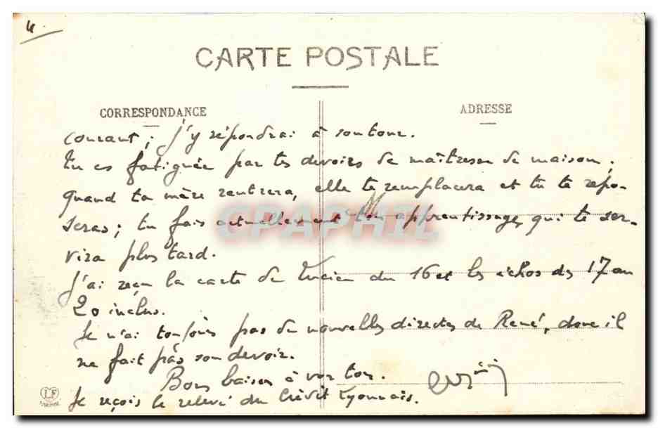 Toulouse - Piazza del Pont-Neuf e Via di Metz — Fototipia Labouche Frères, Toulouse, n°256 — Verso