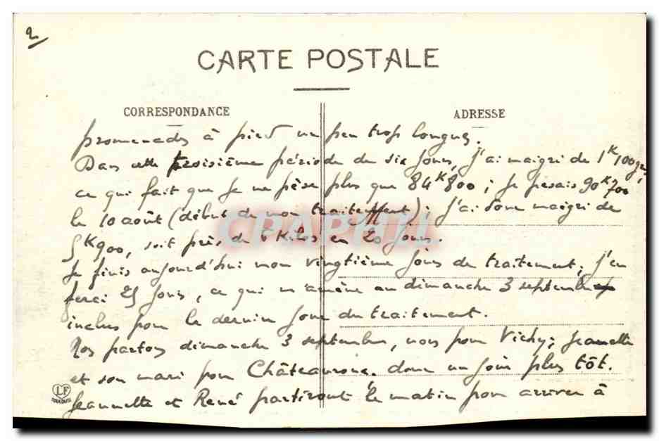 Toulouse - Fakultät für Medizin und Pharmazie und Kirche St-Exupère — Phototypie Labouche Frères Toulouse, n° 140 bis — Rückseite