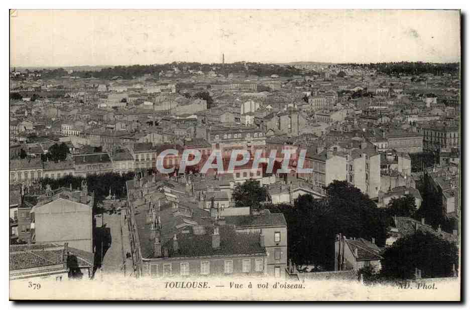 Toulouse CPA Vue a vol d'oiseau