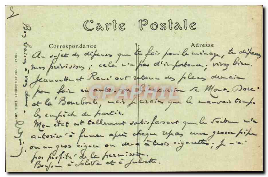 Toulouse CPA Vue a vol d'oiseau — Verso