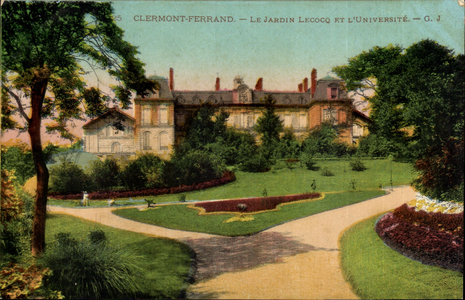 Clermont Ferrand CPA le jardin Lecocq et l'universite
