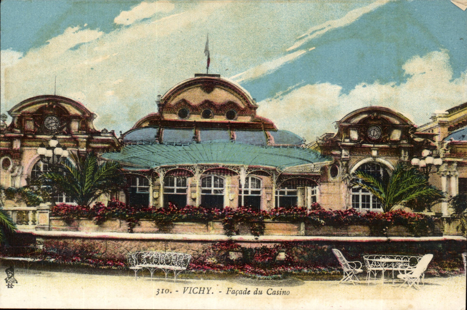 Vichy - Facade du Casino - CPA 