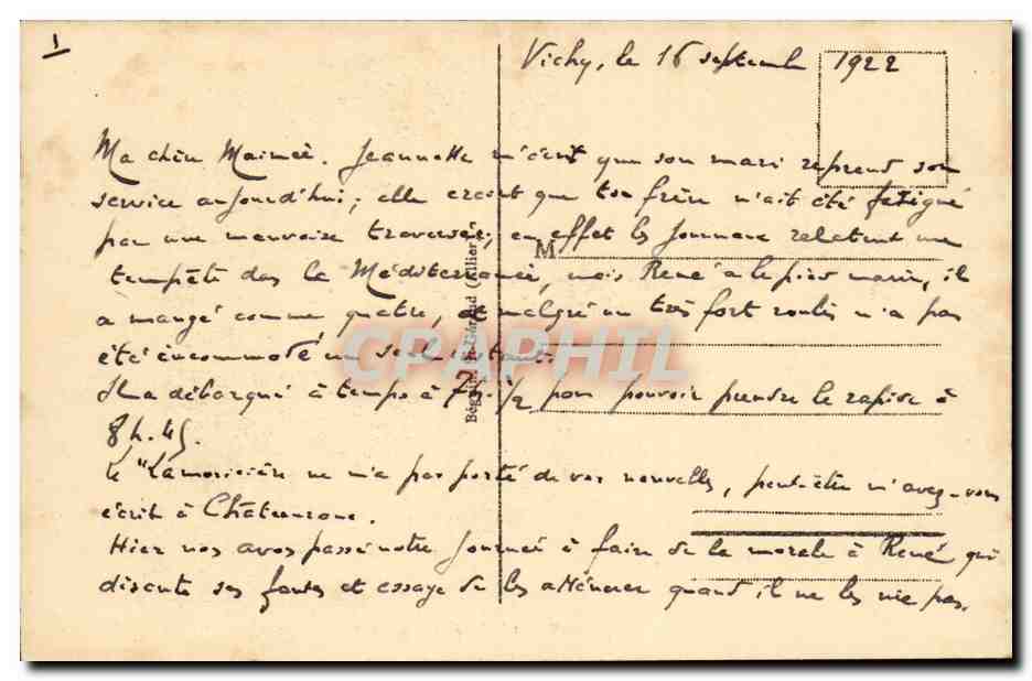 Vichy - Chalet de l'Empereur — Ideal, n° 402 — Rückseite