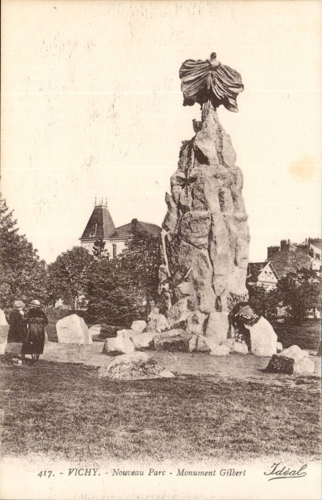 Vichy - Nouveau Parc - Monument Gilbert - CPA 