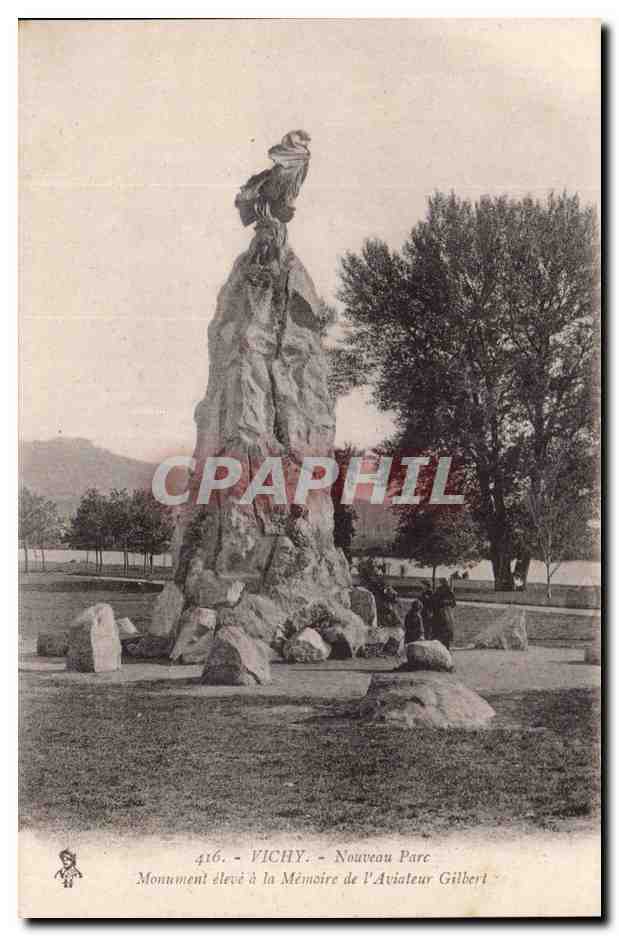 Vichy - Nouveau Parc - Monument Gilbert - CPA 