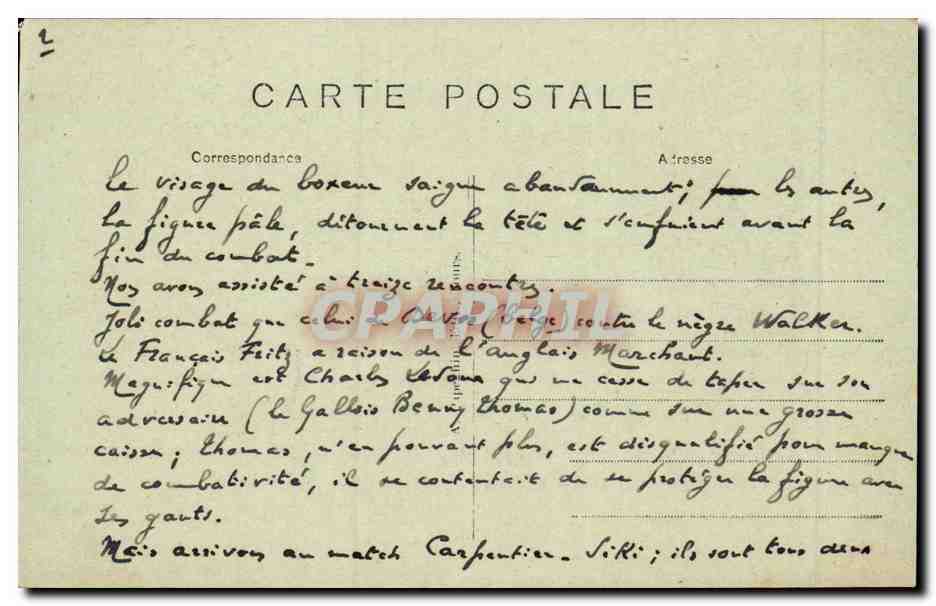 Chateauroux CPA Le chateau Raoul et la Prefecture — Rückseite