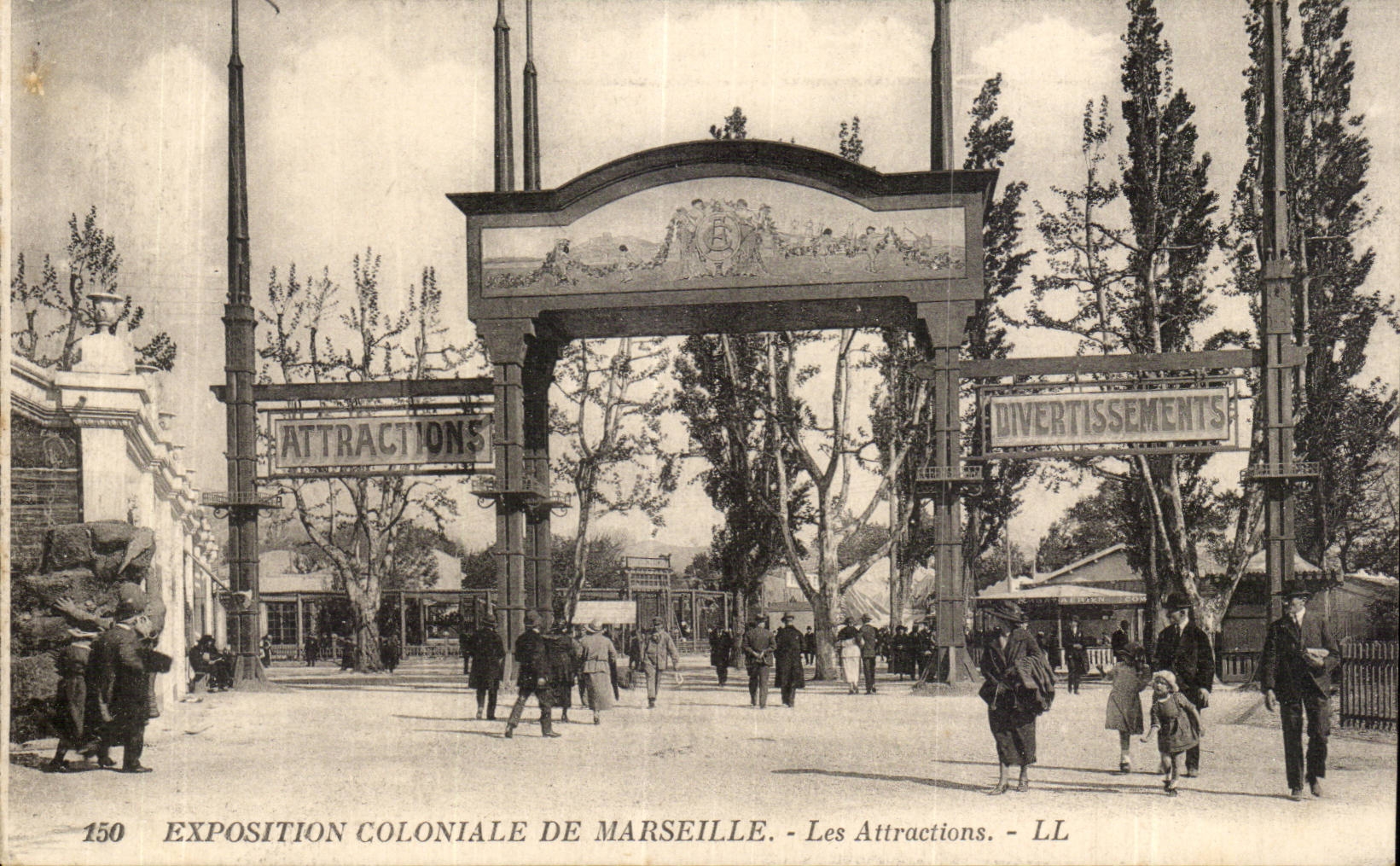 Exposition Coloniale de Marseille — Les Attractions — LL