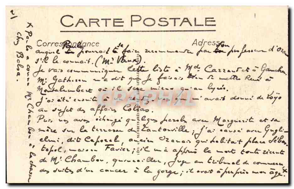 CPA Exposition coloniale de Marseille Le kiosque de musique — Rückseite
