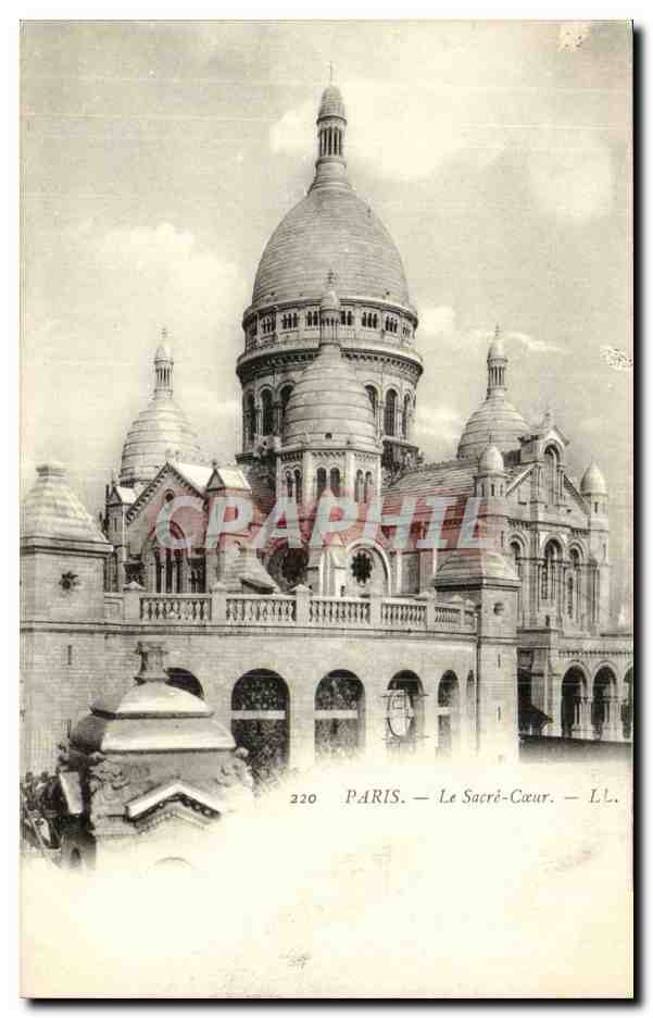 Paris CPA Le sacre Coeur (Montmartre)