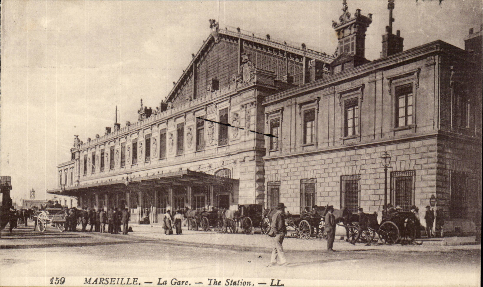 Marseille CPA La gare