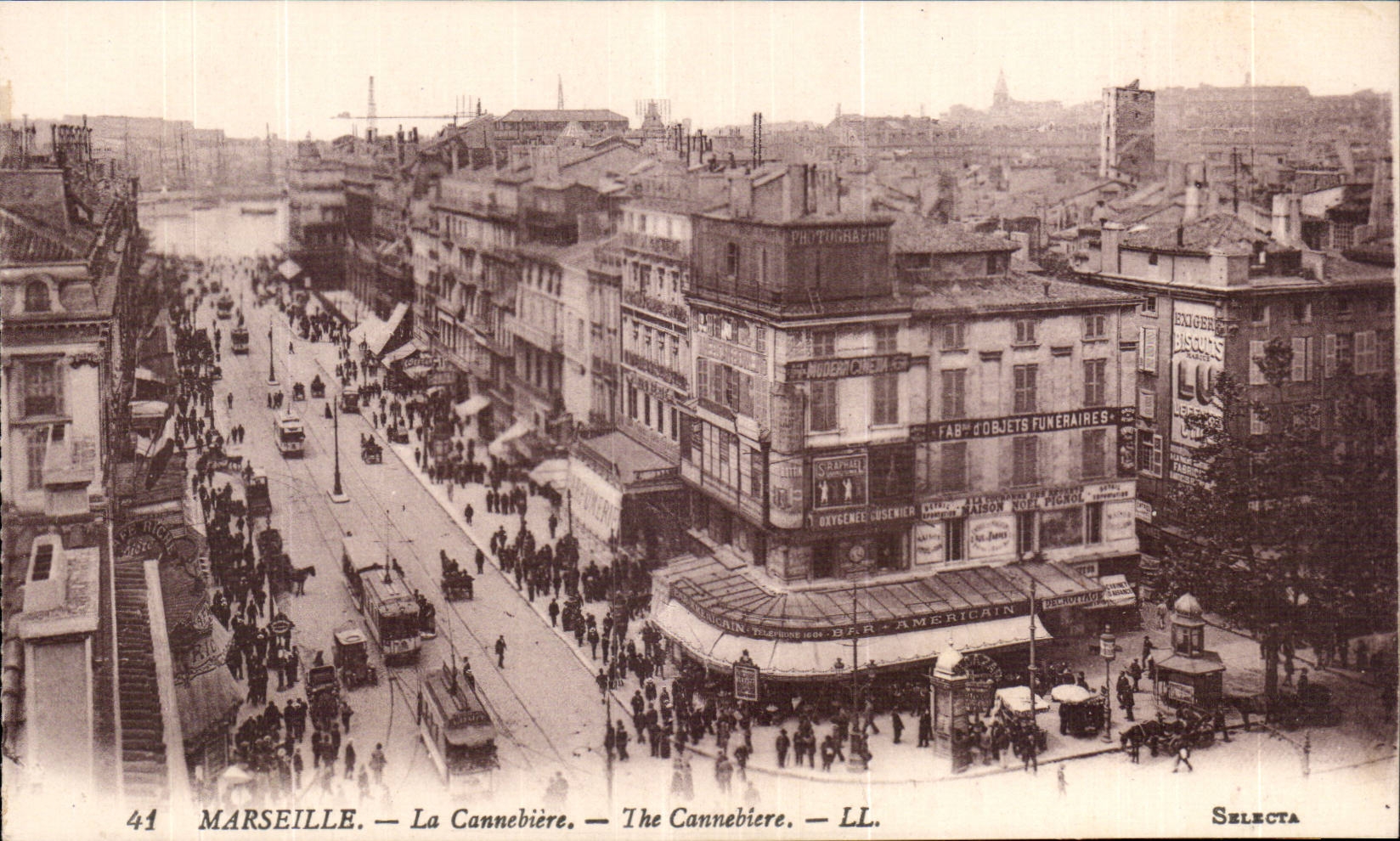 Marseille — La Cannebière — LL. — Selecta