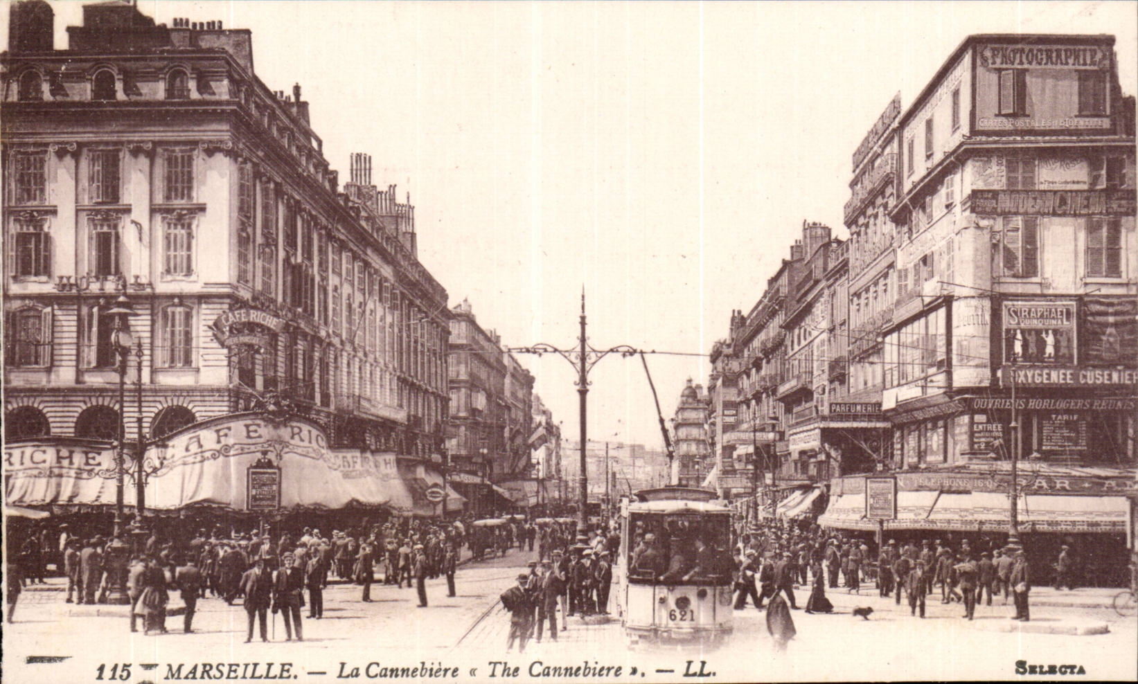 Marseille — La Cannebière — LL. — Sélecta