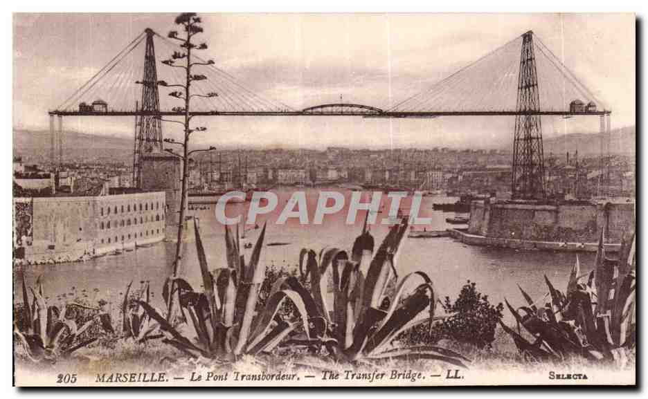 Marseille CPA Le pont transbordeur