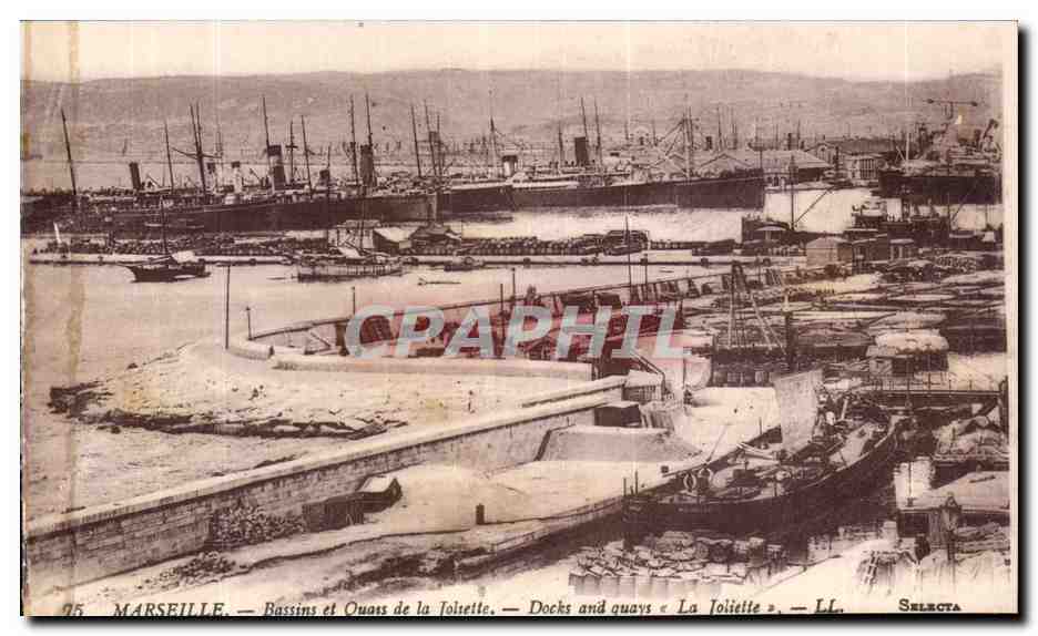Marseille — Bassins et Quais de la Joliette — Selecta, n°75