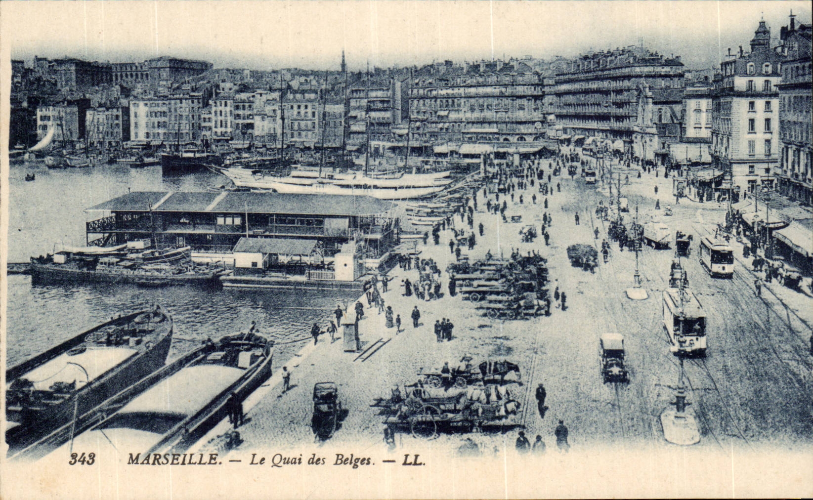 Marsella — El Quai des Belges — LL. — n° 343