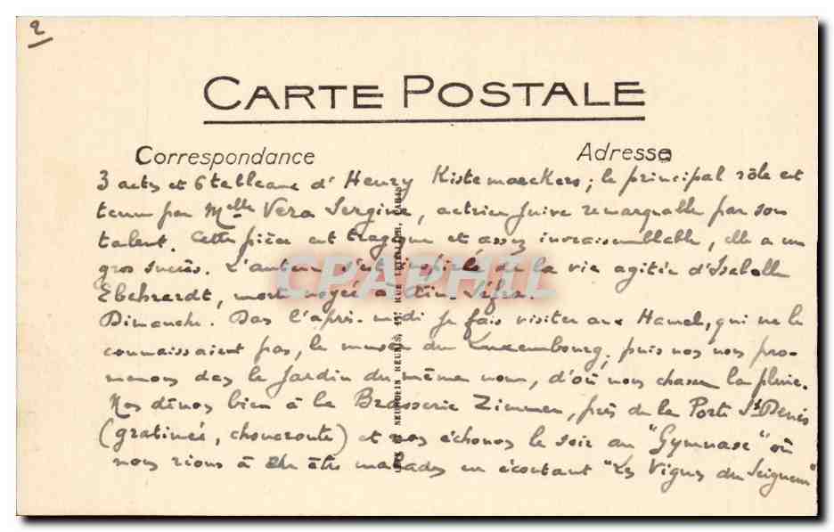 Marseille — Le Cours Bellezunce — LL. — N°55 — Reverso